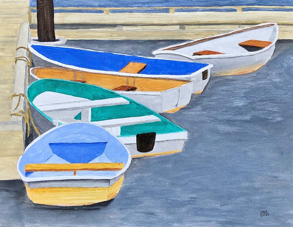 Rowboats Waiting by  Dave Turbide